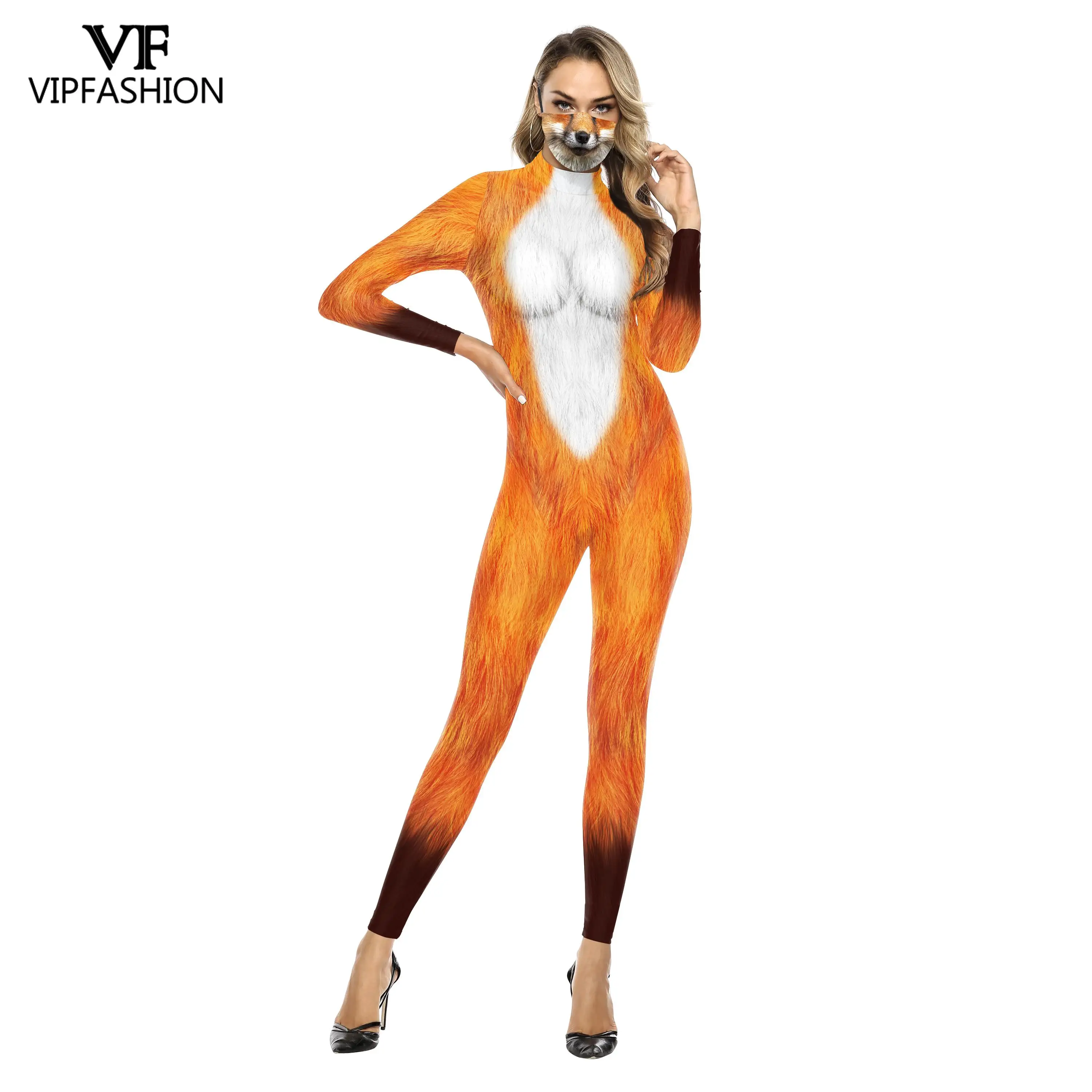

VIP FASHION Adult Men 3D Printing Animal Snake Tiger Leopard Muscle Funny Carnival Party Halloween Cosplay Costumes For Women