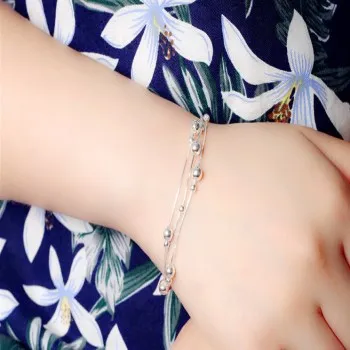 

Korean Version of Fashion, Simple and Versatile Anklet, Exquisite Small Ball, Beaded, Female Jewelry Anklet ZZJL