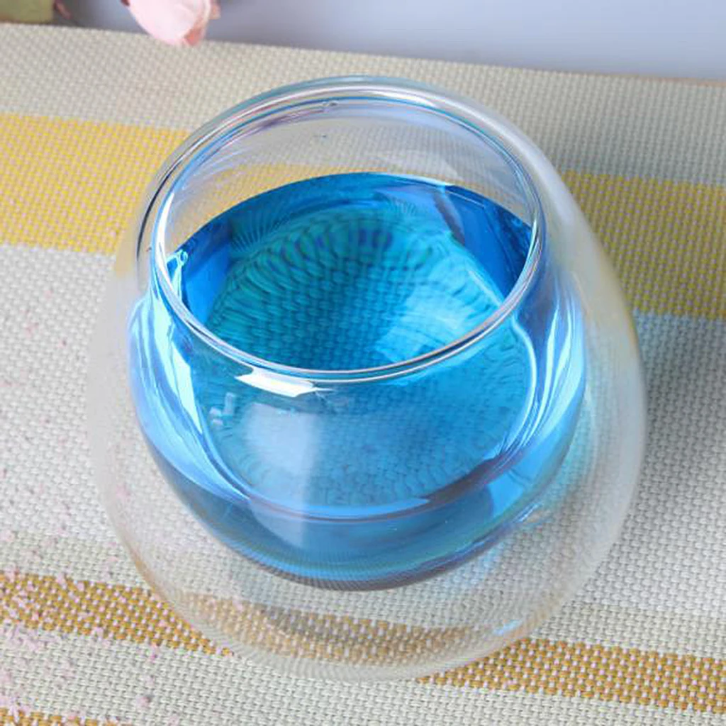 

Transparent Heat Insulation Anti-scald Double-layer Glass Clear Water Cup