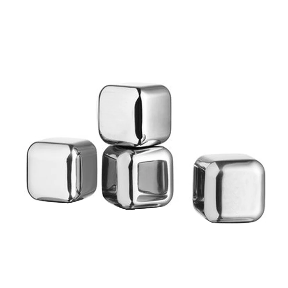 1 шт. многоразовые Нержавеющая сталь кубики льда металла Холодное сердце башня