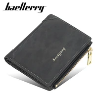 baellerry men pu leather wallet brand luxury short slim male purse money bag credit card holder dollar portomonee carteria dr051