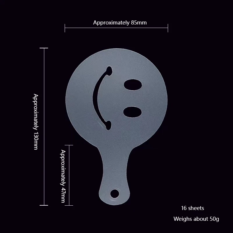 16 шт. трафареты для бариста кофе латте капучино | Дом и сад