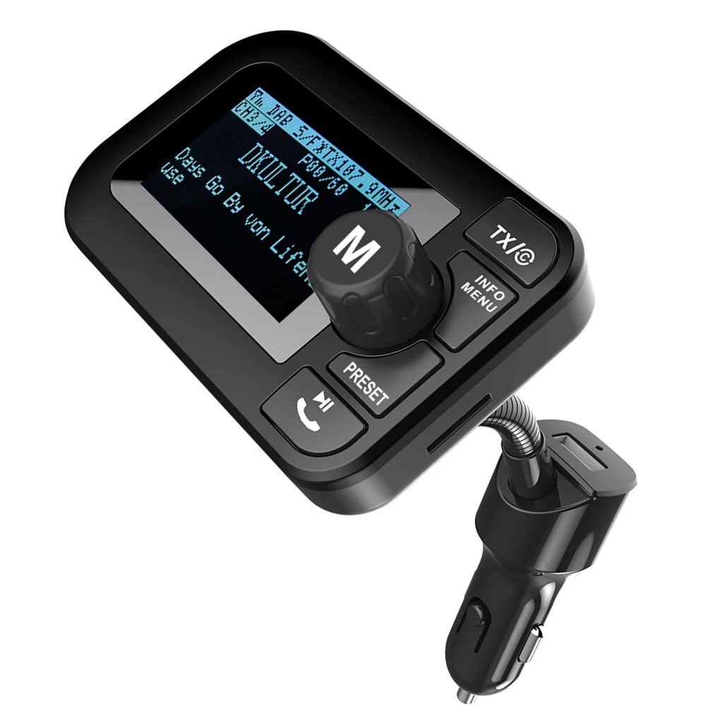 Magaideal в автомобиле DAB + цифровой радиоадаптер fm передатчик Bluetooth