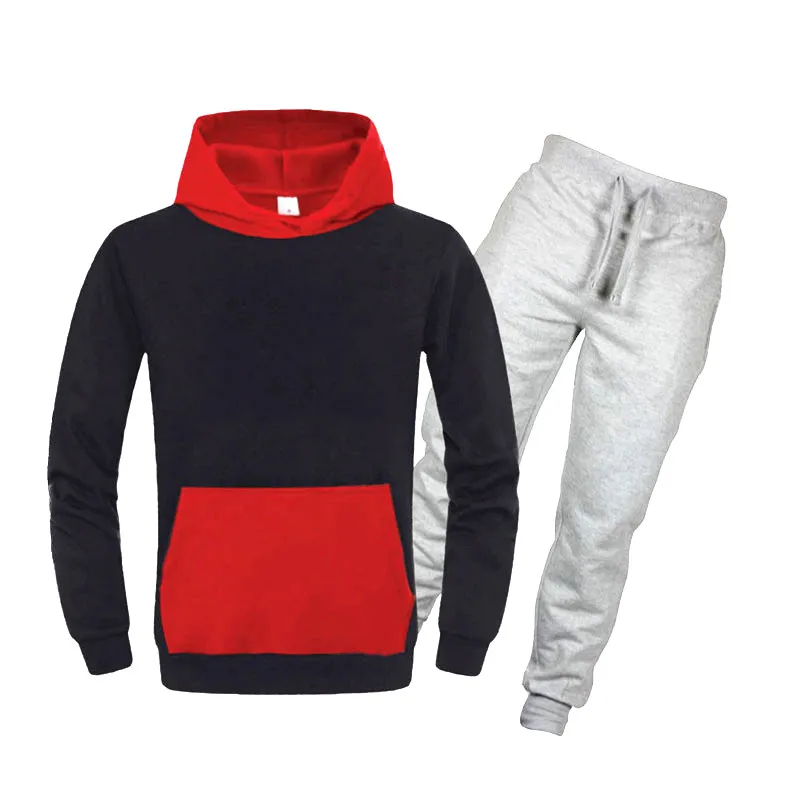 

New Tracksuit Brand New Fashion Solid color Men Sportswear Print Men Hoodies Pullover HipHop Mens Patchwork Sweatshirts Clothing