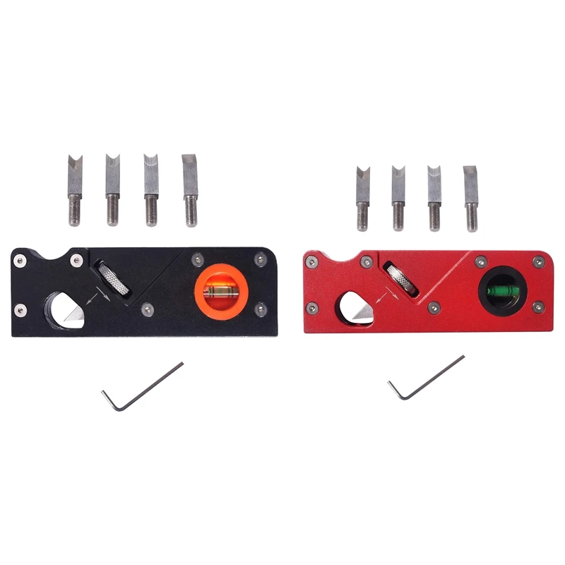 

Four Cutter Heads and Chamfer Plane for Woodworking Hand Planer for Edge Planing and Radian Corner Plane Trimming