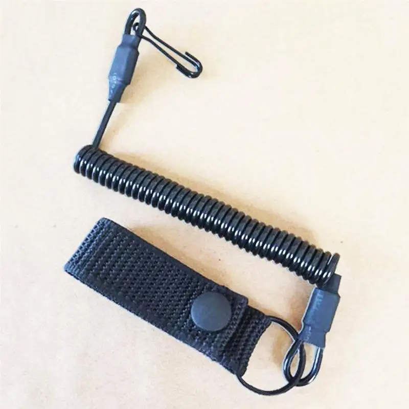 

New Outdoor Tactical Spring Rope Anti-theft, Anti-lost Spring K6F6 Rope Anti-cut Rope and Nylon Task K6J2