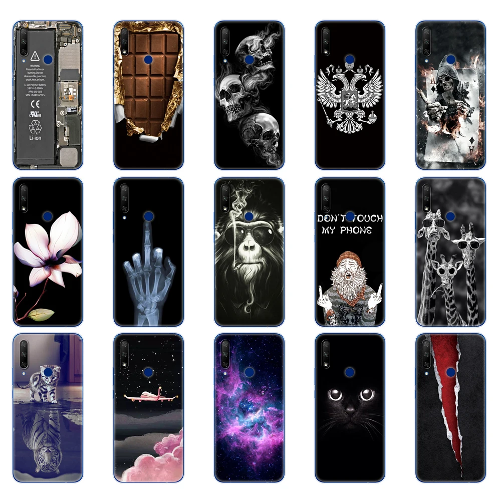 for honor 9x global case honor 9x premium case silicon tpu soft back cover phone case for huawei honor 9x premium stk lx1 bumper free global shipping