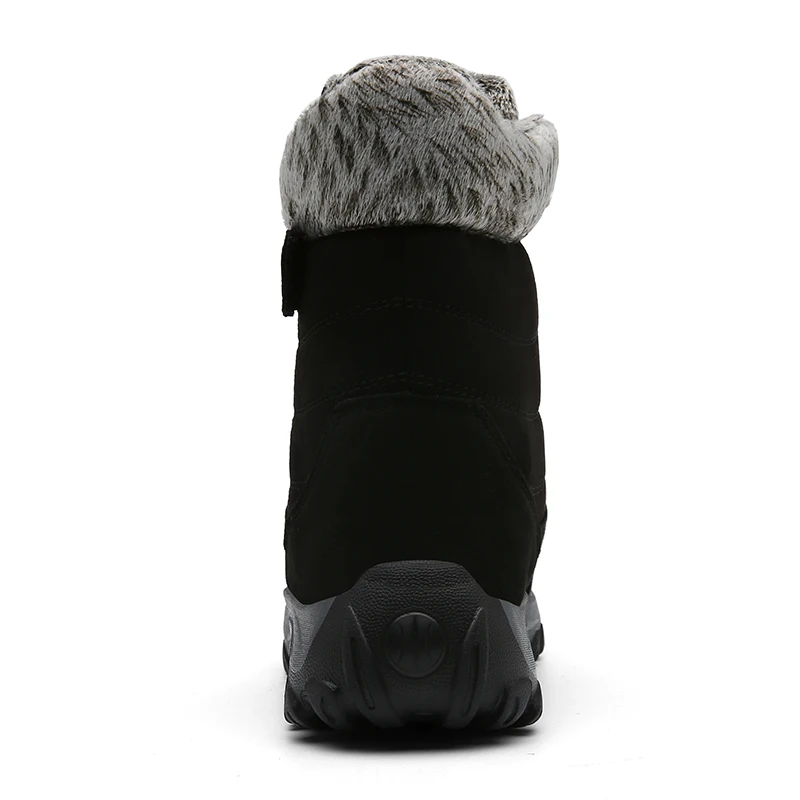 Ботинки женские зимние ботинки замшевые ботильоны на плоской подошве с плюшевой