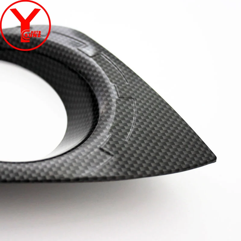 Углеродная передняя противотуманная фара крышка для Toyota Fortuner HILUX SW4 2015 2016 2017