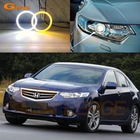 for honda accord viii euro facelift 2012 2015 ultra bright aw switchback day light turn signal smd led angel eyes halo rings