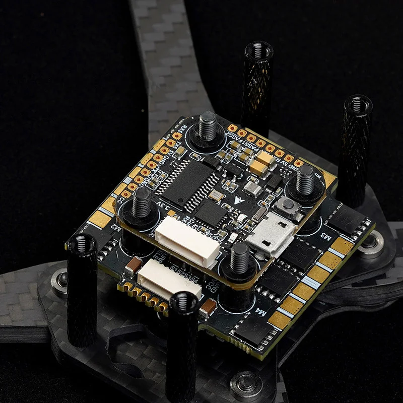 Foxeer F722 V2 Pro Mini Micro USB Flight Controller w/ 45A 60A 65A BLheli32 4in1 Brushless ESC DSHOT1200 for RC FPV Racing Drone