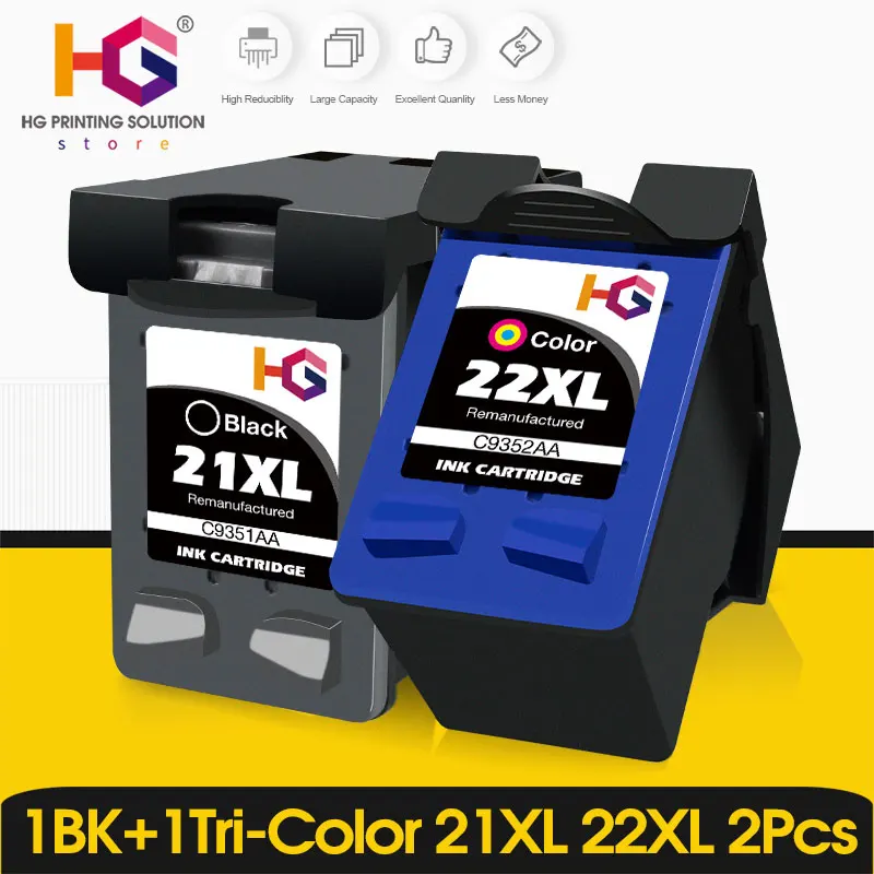 Картридж для принтера HP 21 22 XL сменный чернильный картридж OfficeJet F2214 F2235 F2238 F2240 F2250