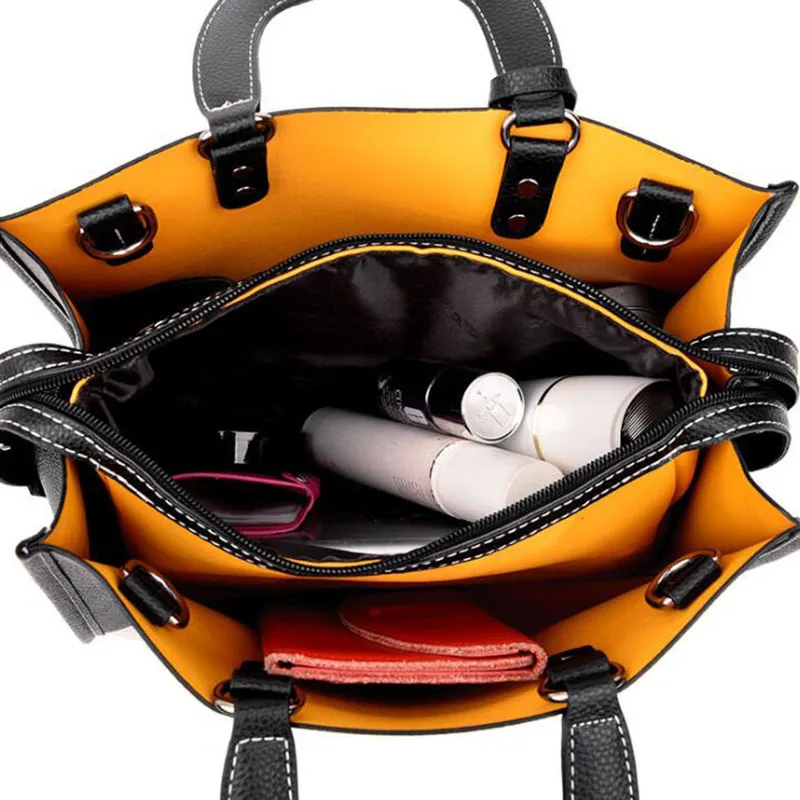 

2020 fashion PU leather Women's bag new solid color handbag Casual wild large capacity fashion shoulder Messenger bag