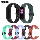 Смарт-браслет FIFATA для Huawei Honor Band 5iHuawei Band 4, цветной мягкий силиконовый ремешок для часов Huawei Band 4Honor Band 5i