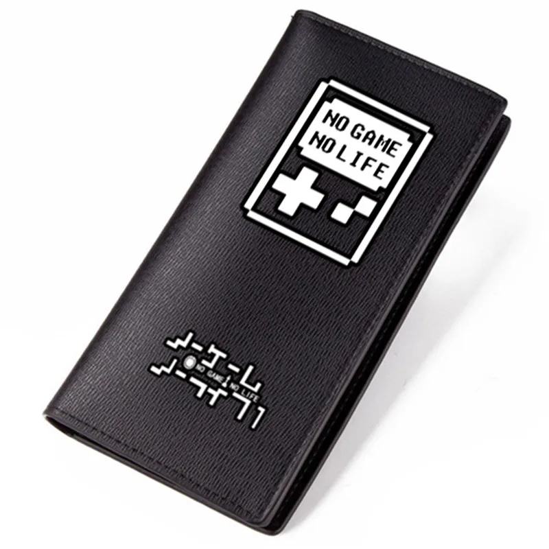 Высокое качество аниме без игры жизни PU кожаный женский длинный кошелек Carteira