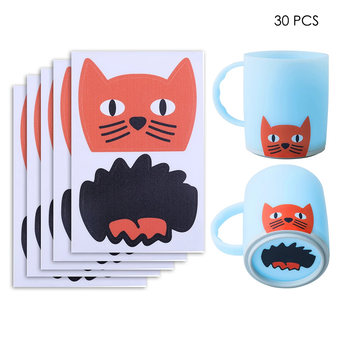 Мультфильм Животные СВИНЬЯ/собака/лиса стикер на стену для детей комнаты