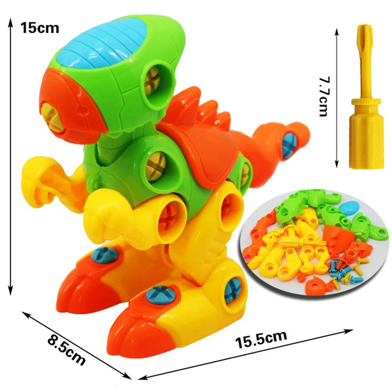 

Disassembly Assembly Model Screwing Blocks Toys Plastic 3D Assemble Motorcycle Airplane Trains Toys For Kids Children Jigsaw