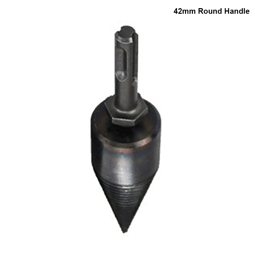 42mm Round Handle Высокоскоростное сверло для скручивания Дровокол с винтовыми конусами, сверло для дерева DNJ998 - Цвет: 42mm Round Handle