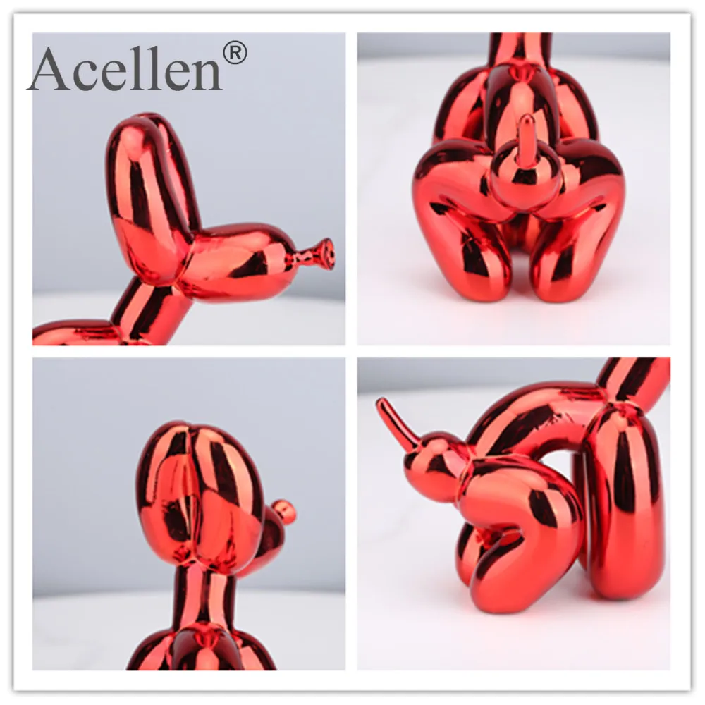 Креативная статуя собаки с воздушным шаром домашний декор Современная