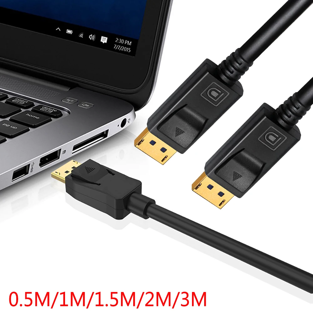 Кабель Displayport 1 4 кабель 8K DisplayPort к 60HZ DP to 0 5 M 1M 2M 3M HDR для HDTV ПК|Кабели VGA| |