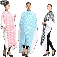 salon professional hair styling cape adult stripe barber hair cutting coloring styling waterproof non sticky hairdresser apron