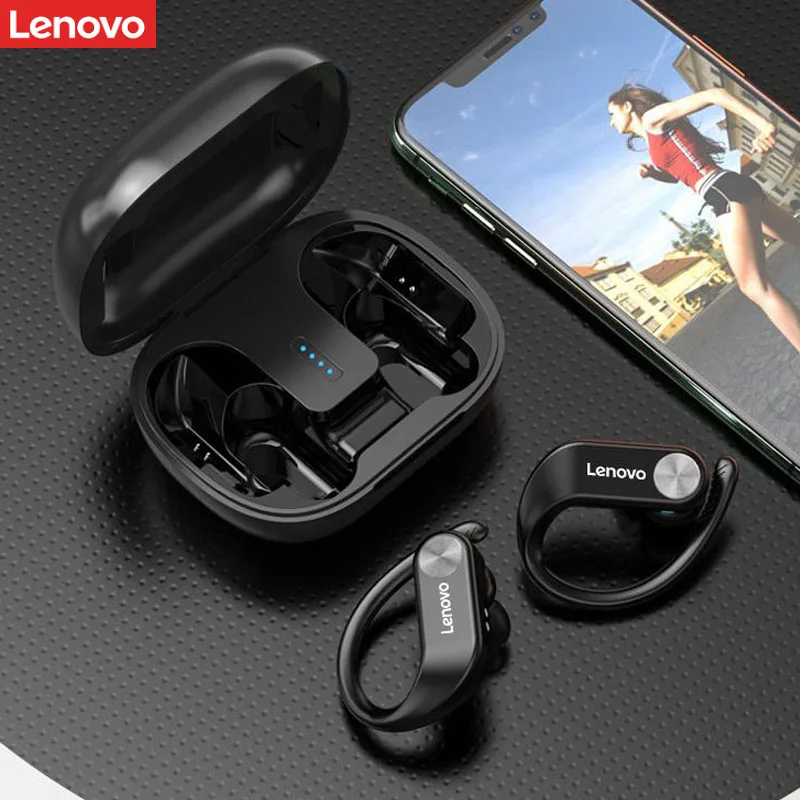 Original Lenovo LP7 TWS Wireless Earphone Bluetooth-compatible Handfree Headphone Dual Stereo Bass IPX5 Waterproof for Long Time |