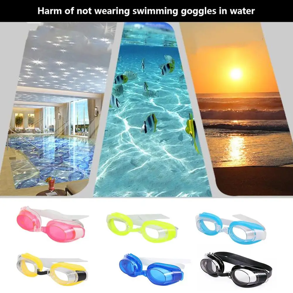 Hd плоский светильник водонепроницаемый и противотуманные очки для плавания