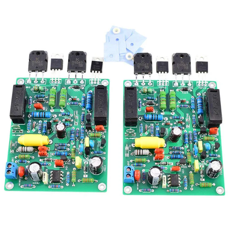 2 шт. o усилитель платы Amplificador 100 Вт x стерео двухканальный Quad405 мощности собранная