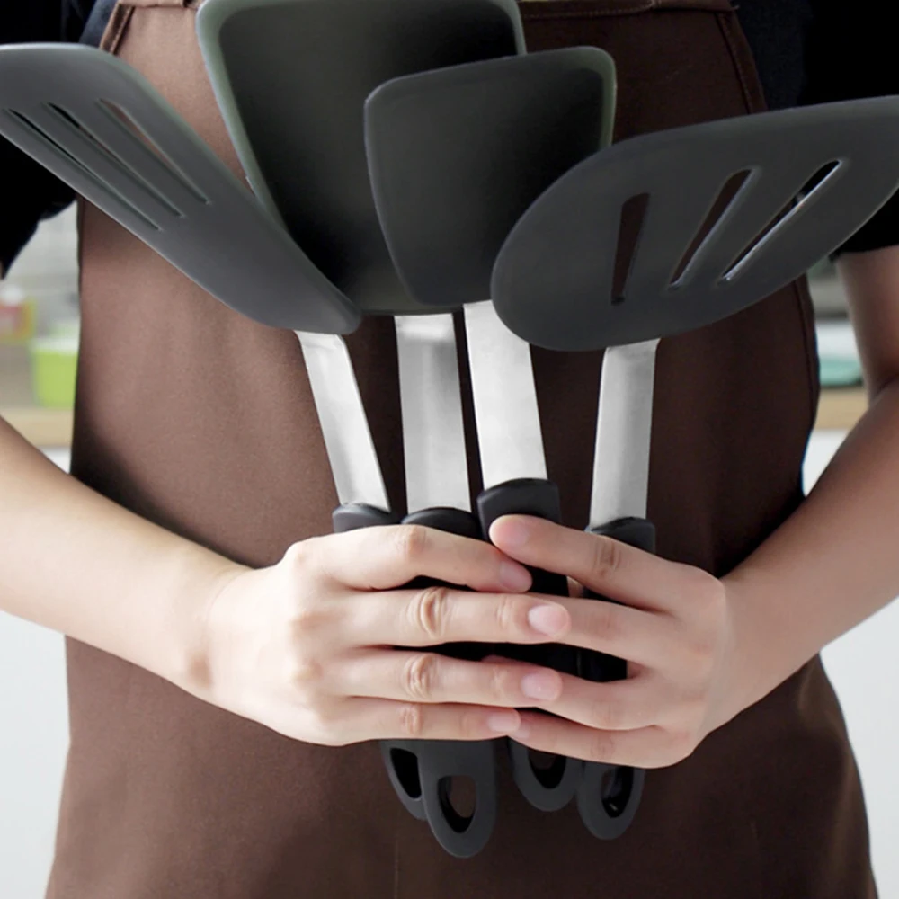 3 шт. силиконовые яйца турнеры Блинные ласты кухонные лопатки набор кухонной