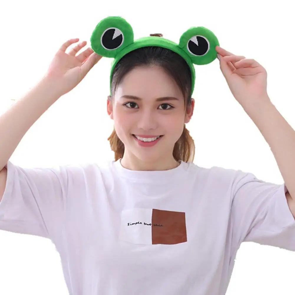 Милая лягушка Краб Животное плюшевый набитый обруч для волос головные повязки