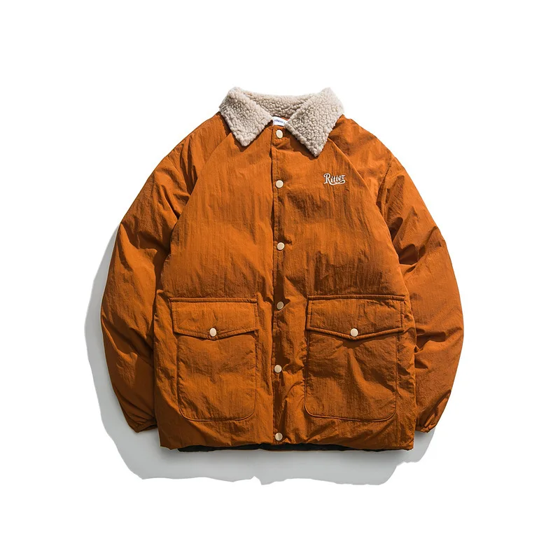 

Henry fashion ins men's winter cotton padded jacket New Youth coat in Harajuku 2021