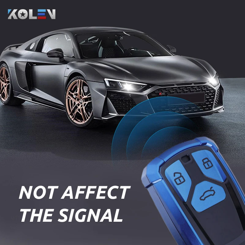 

2020 New TPU Car Remote Key Case Cover Protective Holder For Audi A4 B9 Q5 Q7 S5 S7 TT TTS 8S 2016 2017 Accessories Keychain Fob