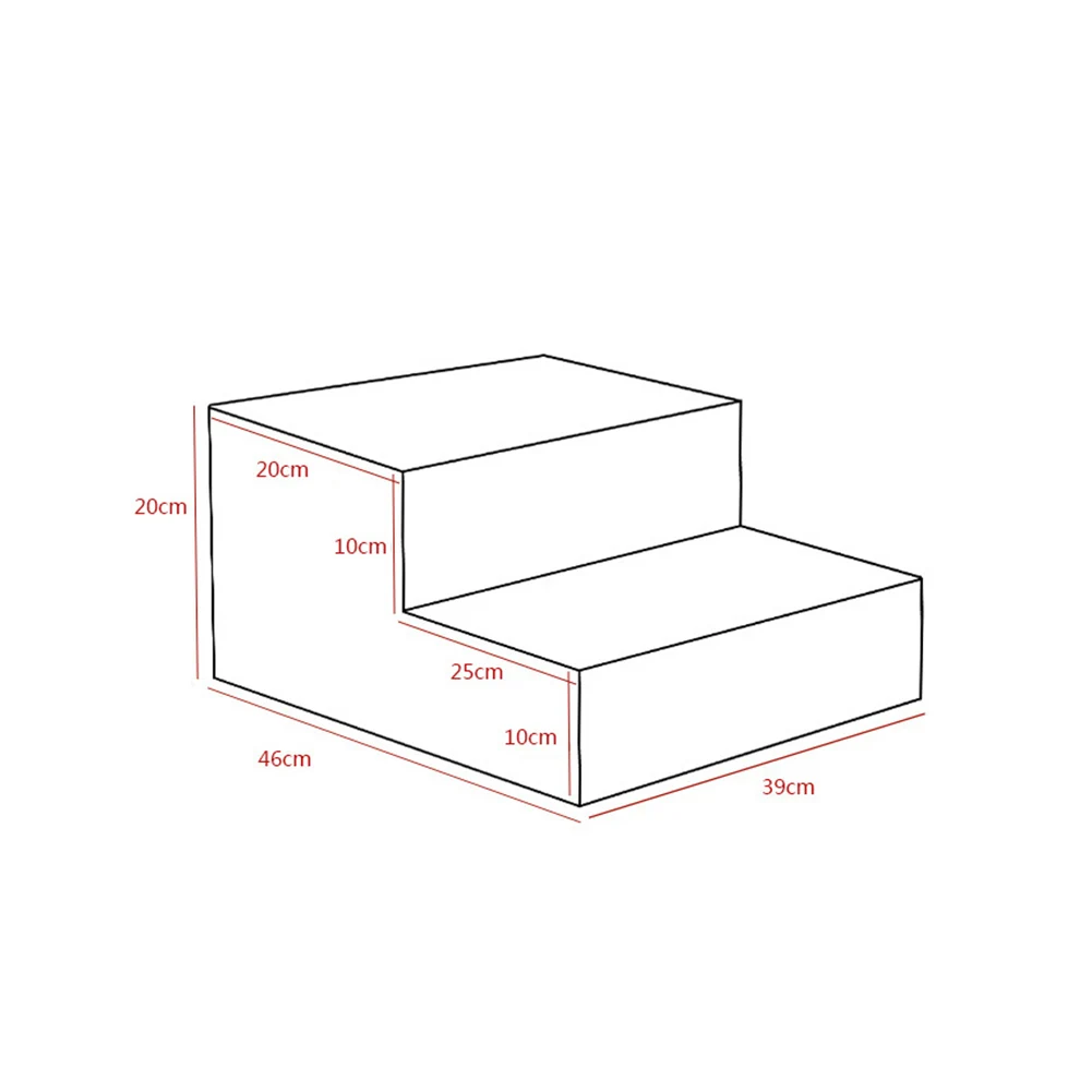 

Pet Stairs Breathable Mesh Foldable Sofa Bed Detachable Dog Ramp 2 Steps Ladder For Small Dogs Puppy Cat Dropshipping