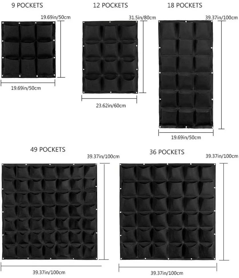 Сумка для посадки цветов настенная подвесная рамка контейнер выращивания