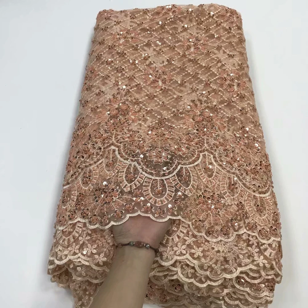 Последовательность кружевная ткань во французском и африканском стиле Тяжелая