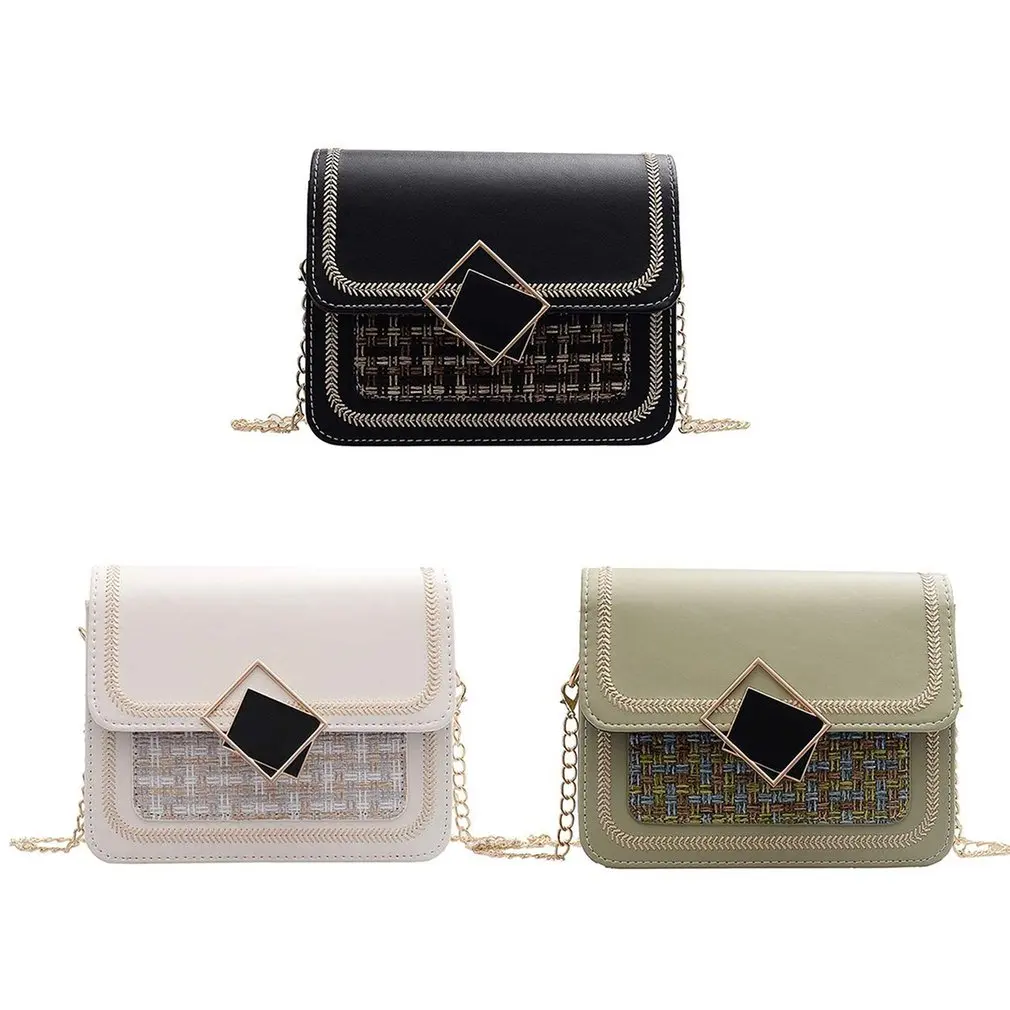 Сумка кросс-боди из замши для женщин осень 2021 простая сумка на плечо с цепочкой