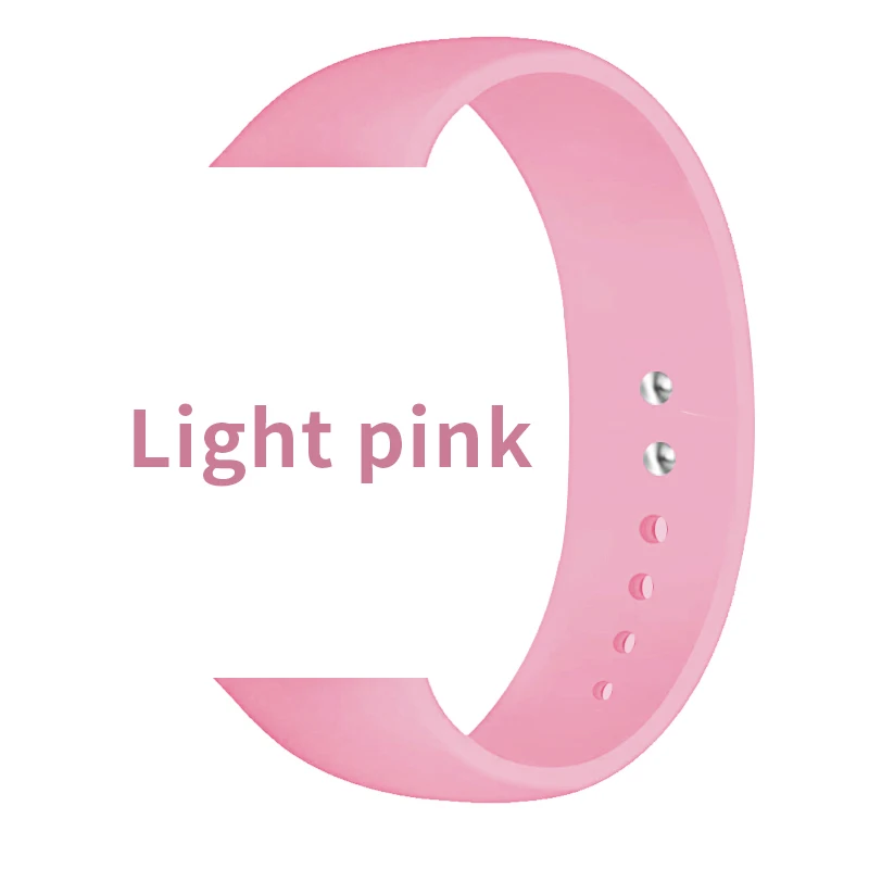 Цвет абрикосовый спортивные часы с ремешком bandSilica гель 40/44 наручных часов iWatch