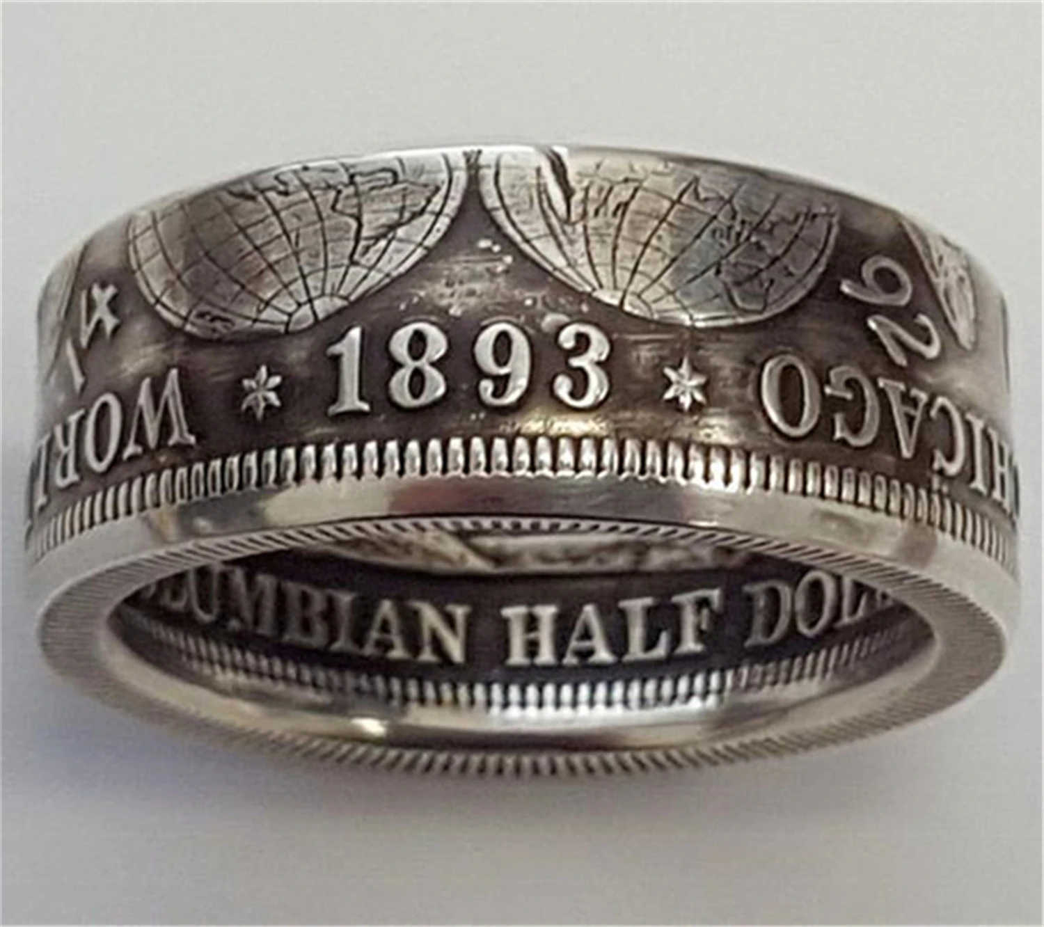 Кольцо с гравировкой на внутренней стороне Чикагской экспозиции для мужчин и