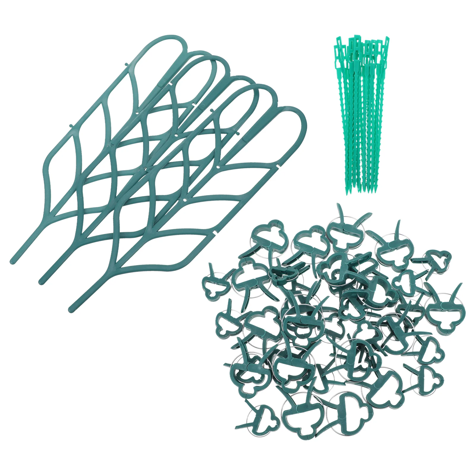 

1 Set Plant Climbing Support Plastic Gardening Bracket Multi-purpose Clips