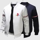 Куртка мужская демисезонная с принтом PlayStation 2021, ветровка, пилотная куртка, армейские Бомберы, летная куртка, Мужская одежда