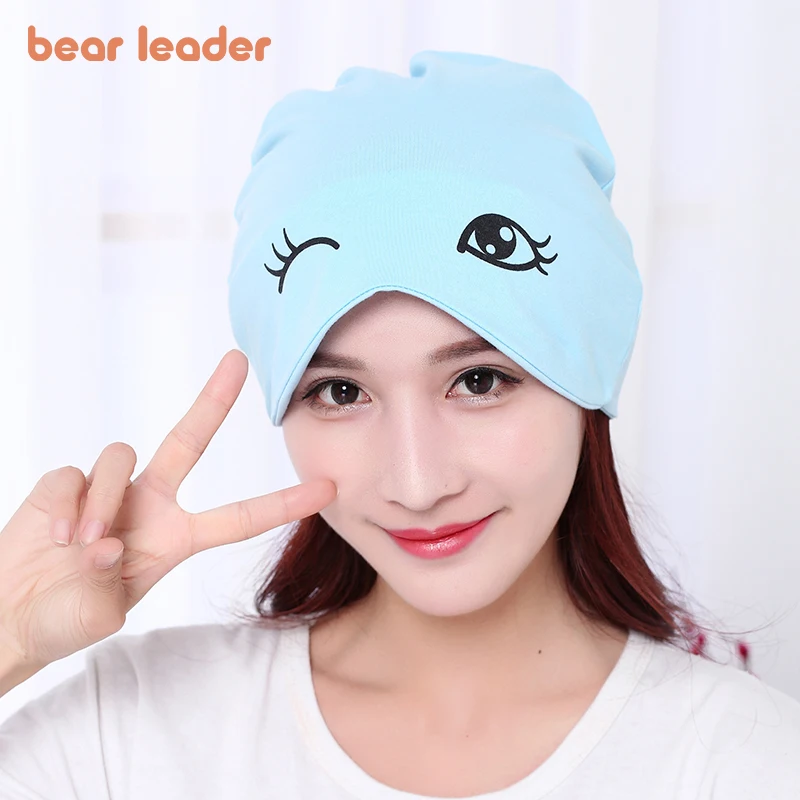 

Bear Leader Maternity Mommy Confinement Caps 2021 New Fashion Prenatal Postpartum Fleece Warm Hats Warm Postnatal Cute Supplies