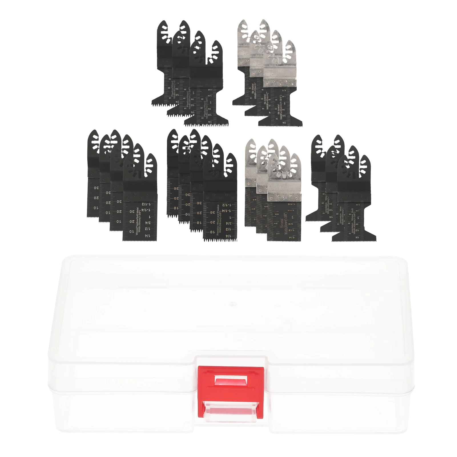 

20 PCS Multi-Function Saw Blade Accessories Oscillating MultiTool Saw Blades for Renovator Power Wood Cutting Tool Bits