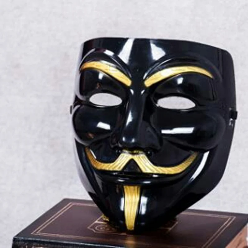 Вечерние Маски V Vendetta Маска Anonymous Guy Fawkes необычный аксессуар для костюма взрослых