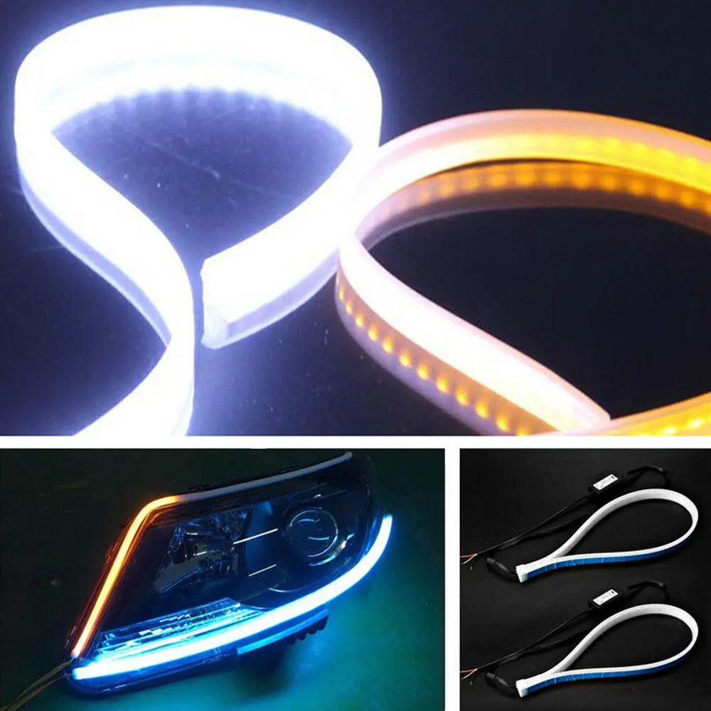 

Strip Turn Signal Tube 12V DC 45cm/17.7\\\" 45cm/17.7\\\\\\\" Car Daytime LED