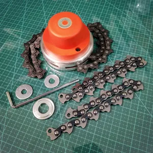 Новая Универсальная катушка для триммера, катушка 65Mn, катушка с утолщенной цепью, детали для садовой травы, триммер для газонокосилки