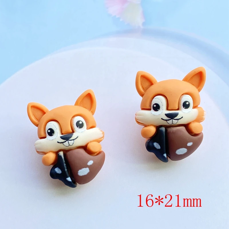 

10Pcs Lovely Mixed Mini Cute Animals Flat Back Resin Cabochons Scrapbooking DIY Jewelry Craft Decoration Accessories H280