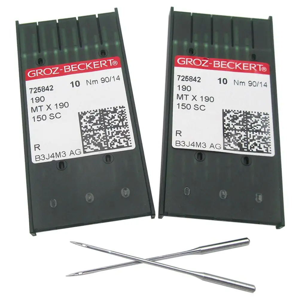 

20PCS Groz-Beckert MTX190 Needles Compatible with PFAFF 145 190 545 595 1245 1545