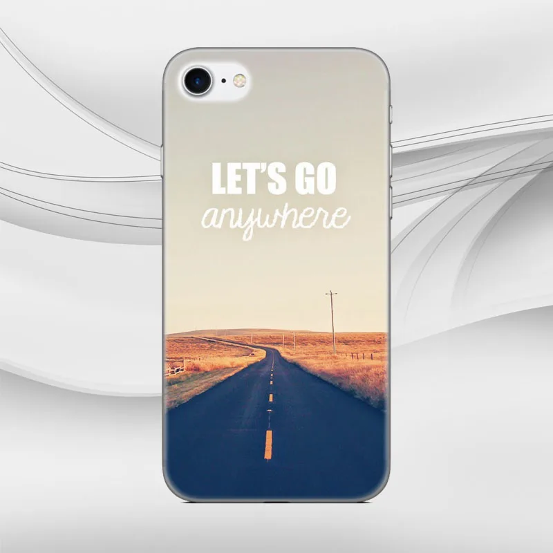 Чехол для телефона iPhones 12 Mini 11 Pro XS Max XR X 6 7 8 Plus SE2 SE 2020 Life с цитатами чехол iPod Touch 5