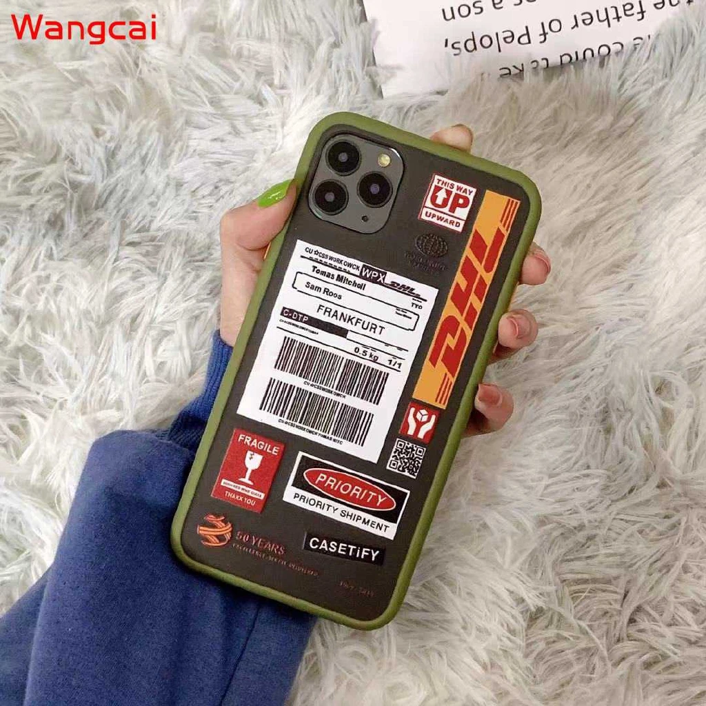 for oppo a8 a91 reno 3 pro reno2 z f s1 v17 iqoo neo case tide brand dhl hot express label anti fall shockproof soft hard cover free global shipping