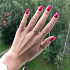 Кольца женские, тонкие, золотистые, серебристые, 10 шт.